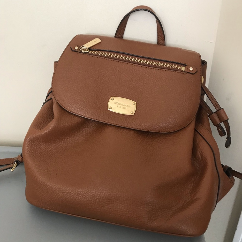 Michael Kors leather backpack